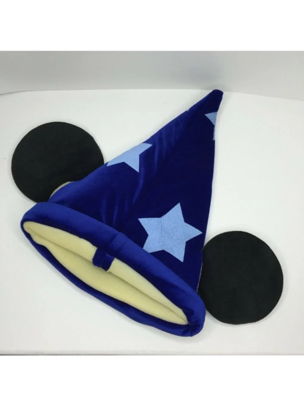 Disney Mickey Mouse Sorcerers Apprentice Ears Wizard Blue Hat Stars Moon